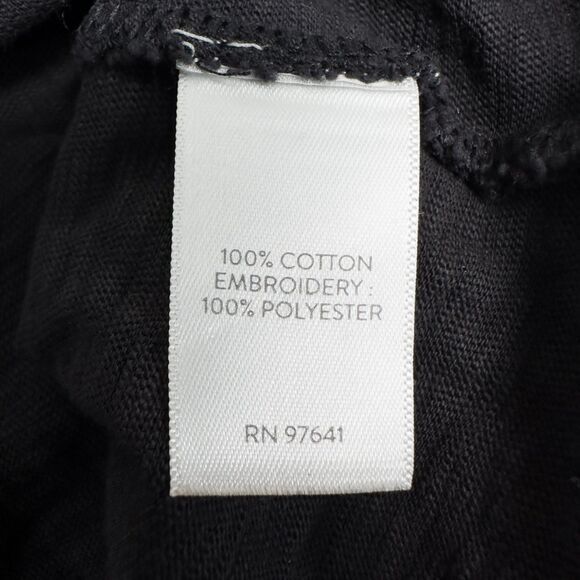 J Jill Embroidered Cotton Tunic Shift Dress Womens Medium Gray Boho Lagenlook - Picture 16 of 16